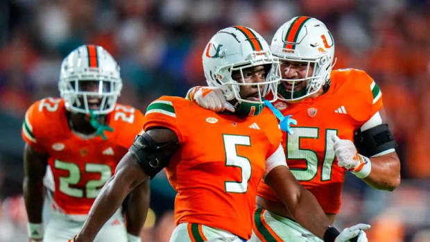 Miami Hurricanes safety Kamren Kinchens
